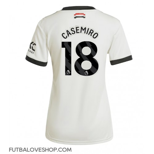 Dres Manchester United Casemiro #18 Tretina pre Ženy 2024-25 Krátky Rukáv